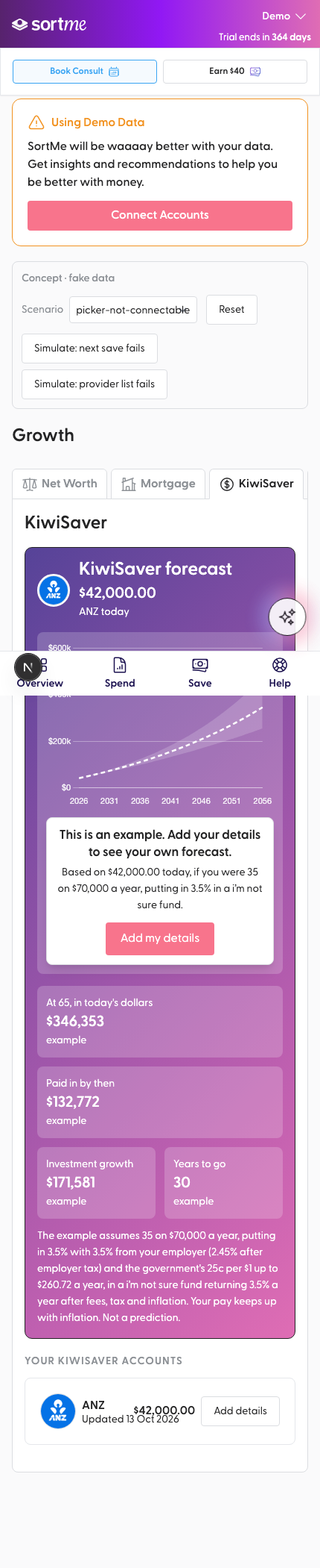 The balance is still there, so save it (mobile)