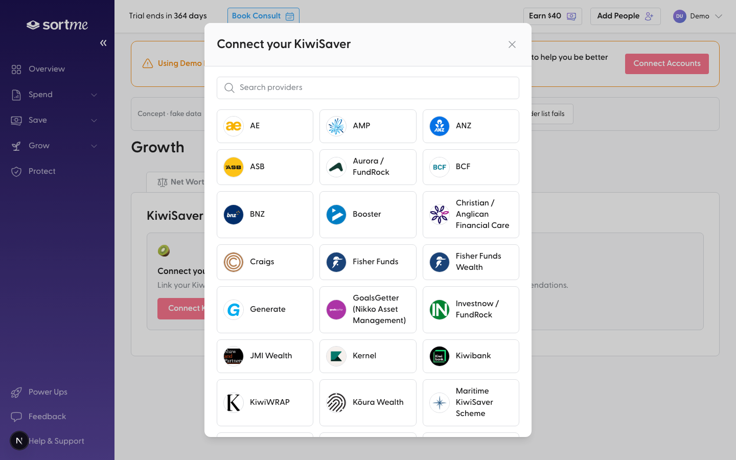 Clear the search and the grid is back (desktop)