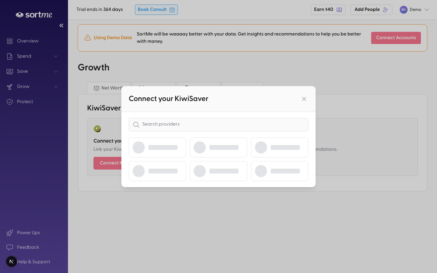 Picker: provider list loading (desktop)
